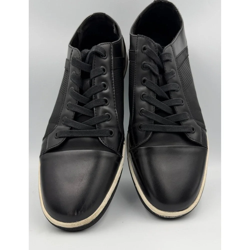 Unlisted Kenneth Cole Sneakers‎ Mens 11.5 Black Good Perforated Low Top Shoes